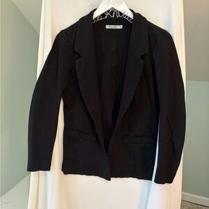 Elena Baldi Black Womens Stretchy Blazer size Medium